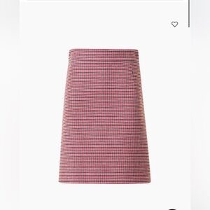 🎀NEW AKRIS APUNTO tweed pink / black pleated skirt